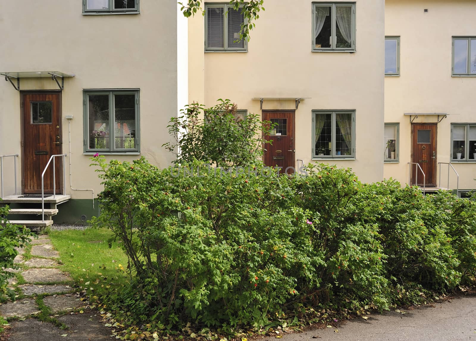 Swedish housing in Stockholm area.