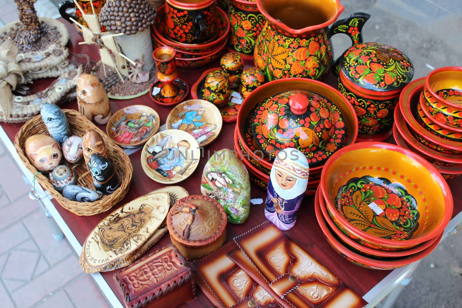 Handmade products on the table by nurjan100