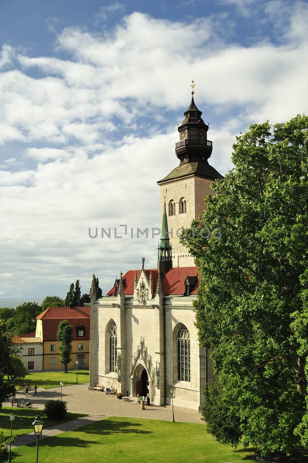 Cathedral from Visby city