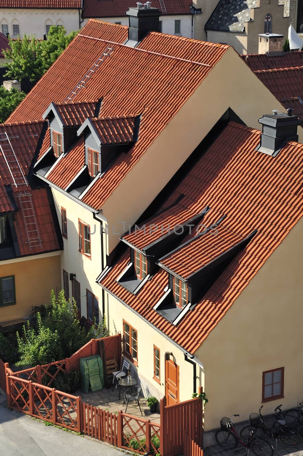 The city of Visby, Gotland, Sweden.