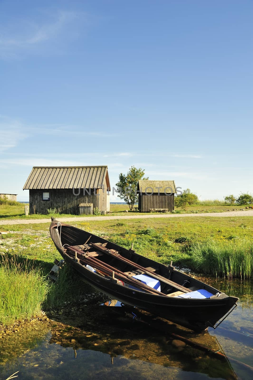 Fishing village, Gotland, Sweden.