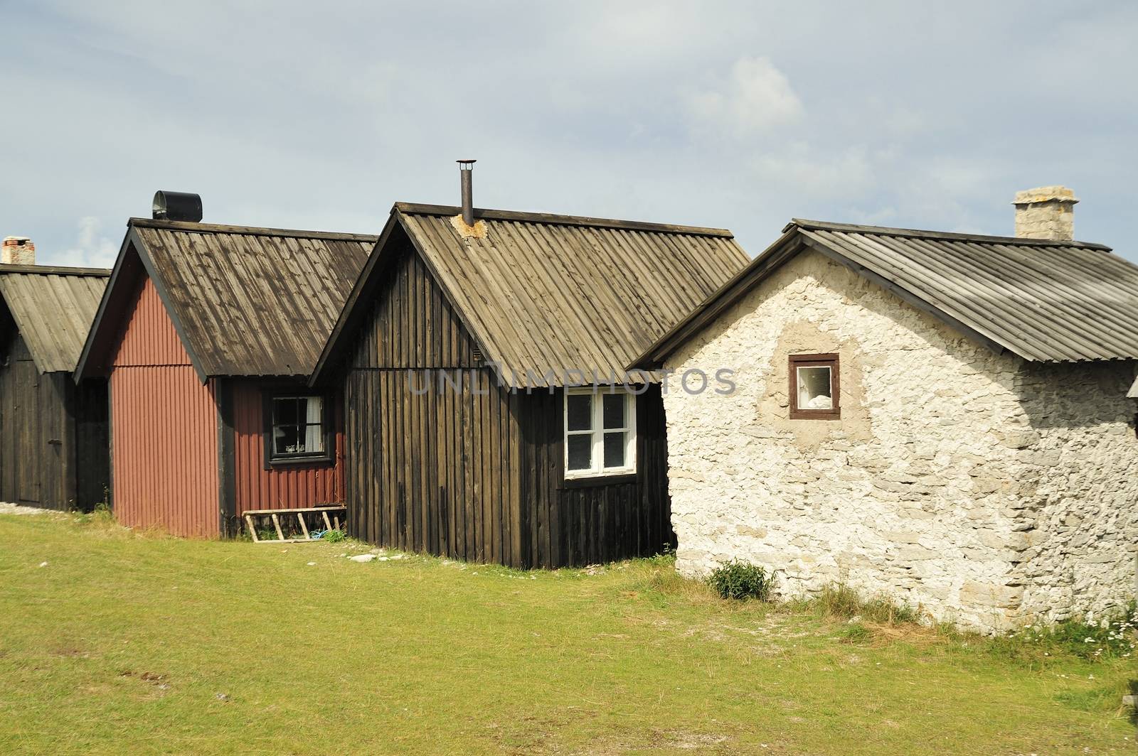 Fishing village, Gotland, Sweden.