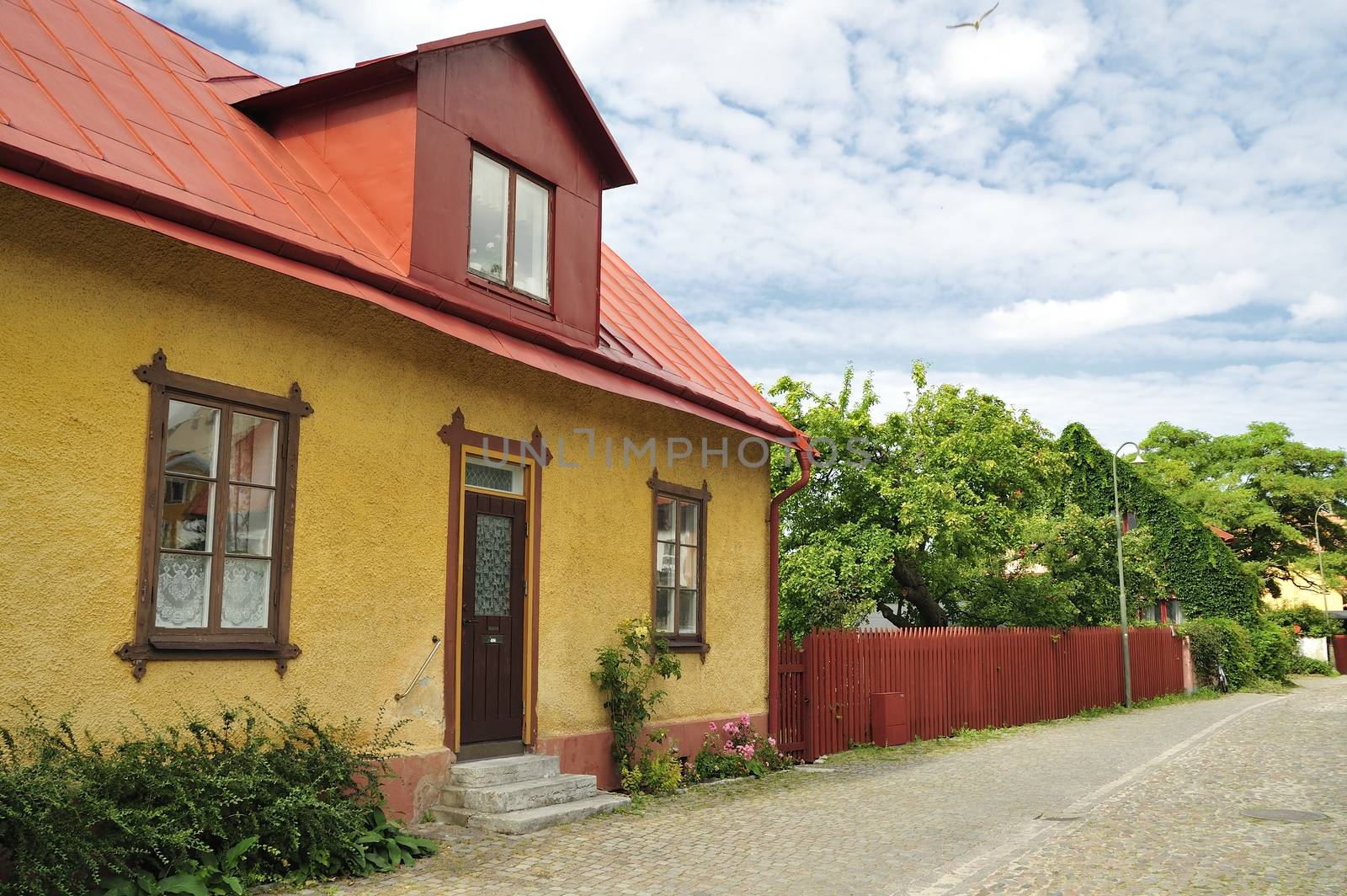 Swedish housing, Visby in Gotland.