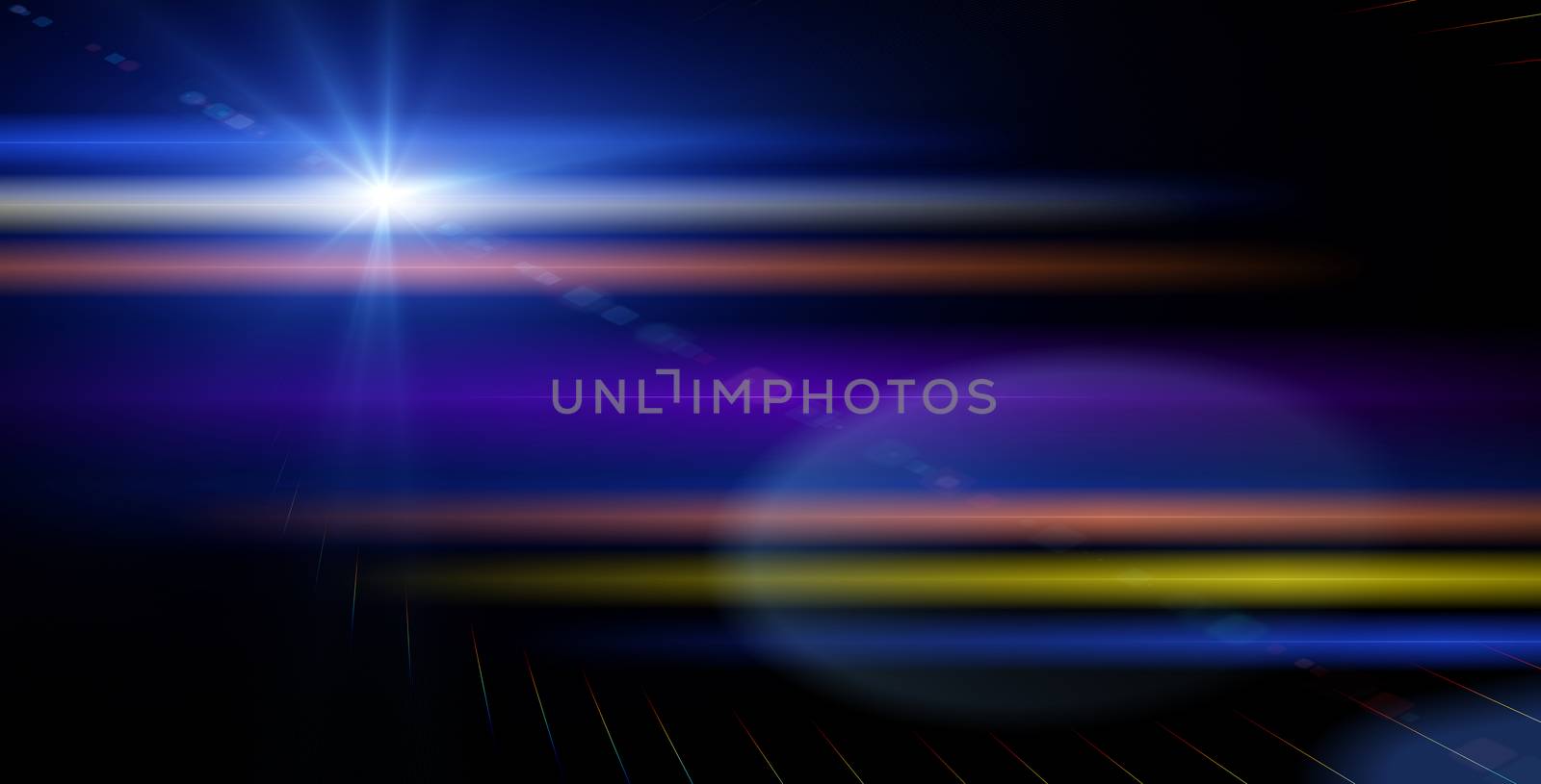 Abstract Background effect with light and space effect with a hint of retro.
