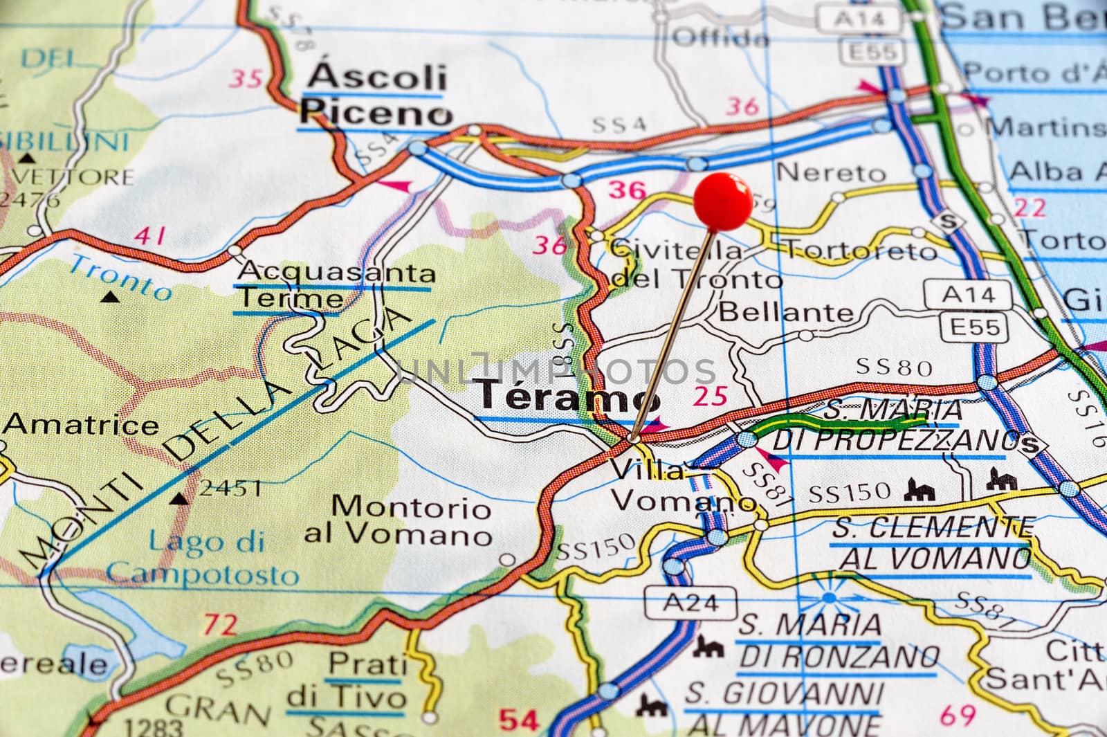 Téramo pin map by a40757