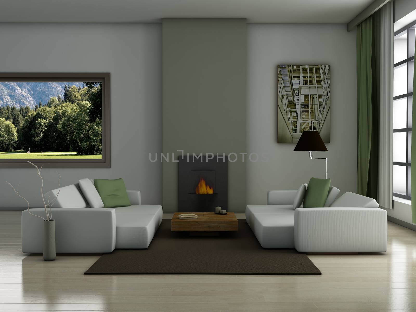 Modern interior by Zzoplanet