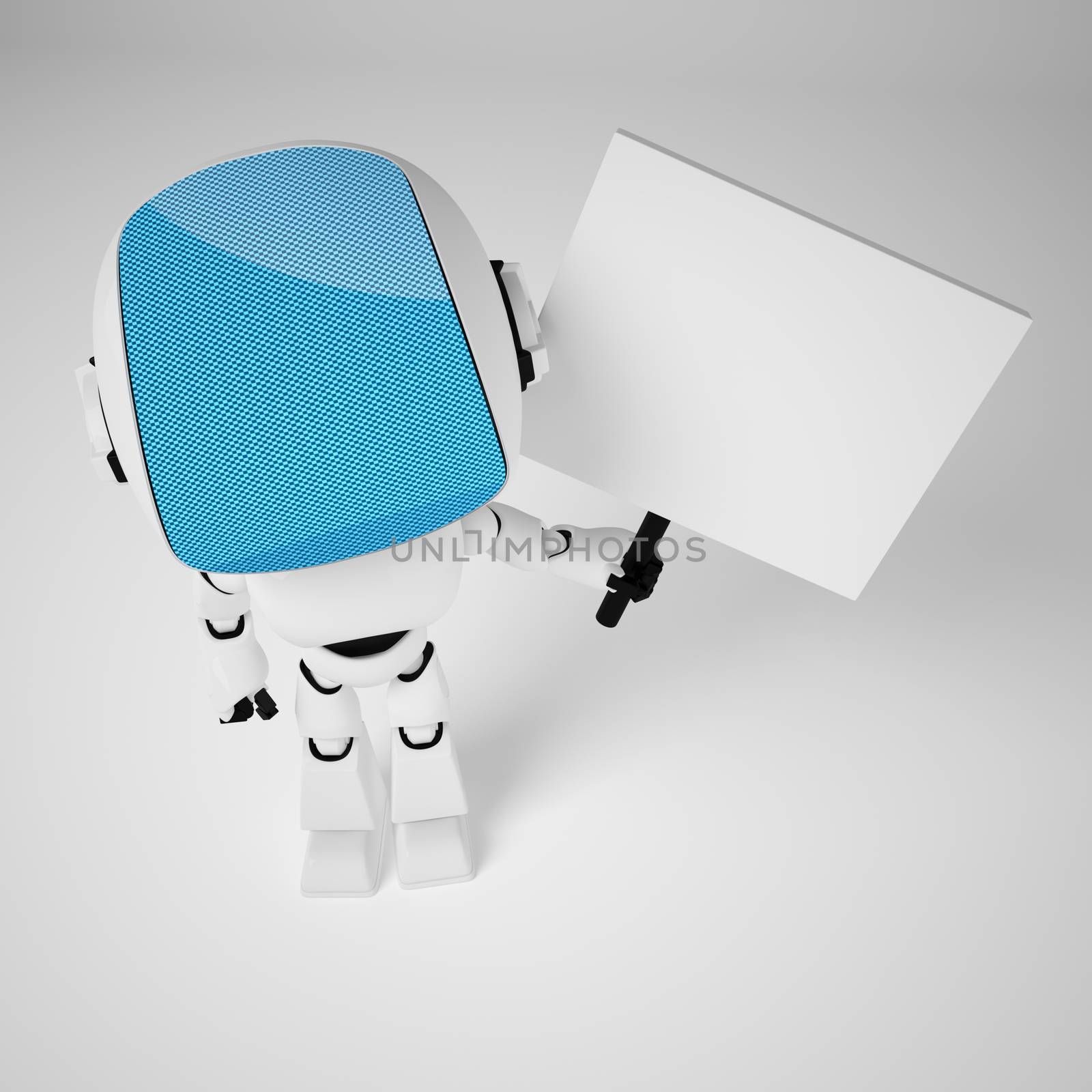 Robot with empty board