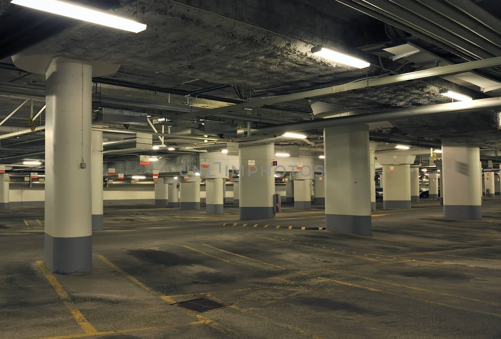 Empty Parking Garage