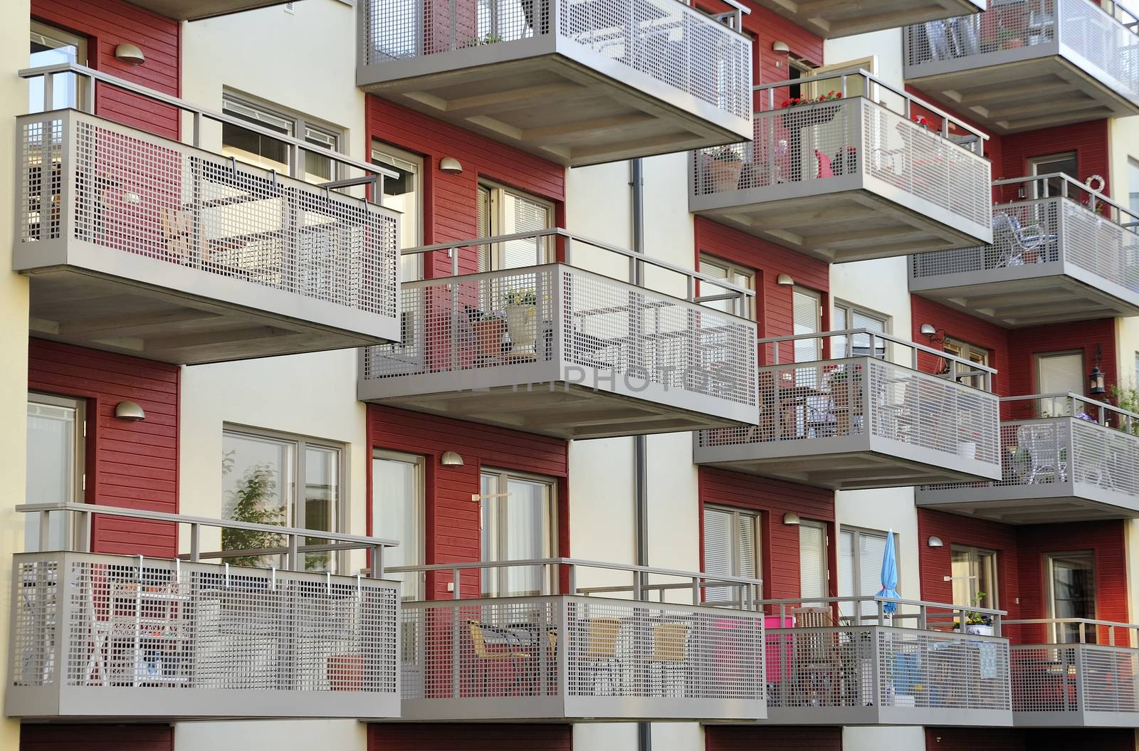 Modern condominium in Sweden.
