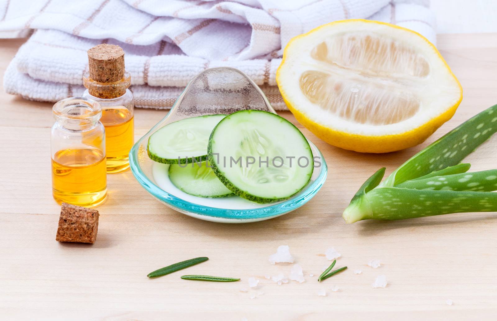 Natural Spa Ingredients cucumber homemade natural facial toner.