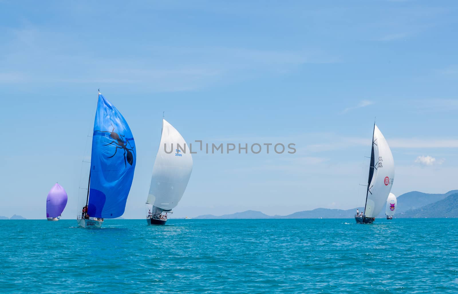 SAMUI REGATTA 2015, THAILAND - MAY 30 : Event at Chaweng beach , by kerdkanno