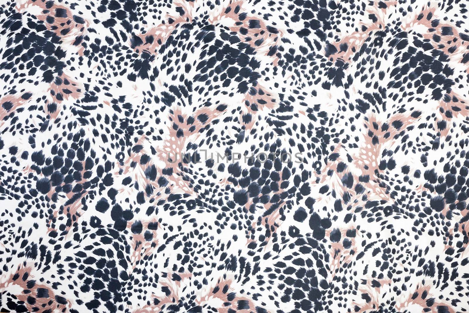 Background of spotted animal fur print by BenSchonewille
