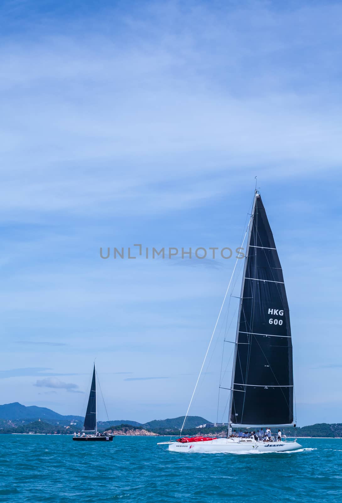 SAMUI REGATTA 2015, THAILAND - MAY 25 : Event at Chaweng beach , by kerdkanno