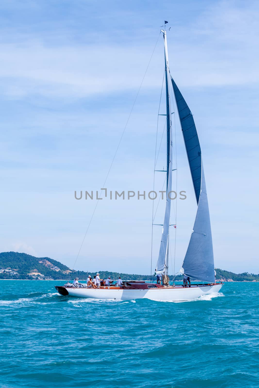 SAMUI REGATTA 2015, THAILAND - MAY 25 : Event at Chaweng beach , by kerdkanno