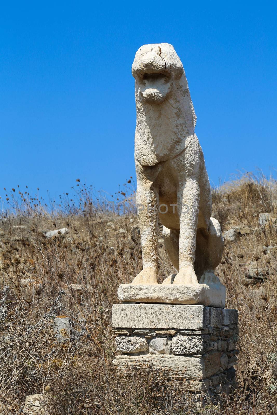 The island of Delos: an important archaeological site in Greece