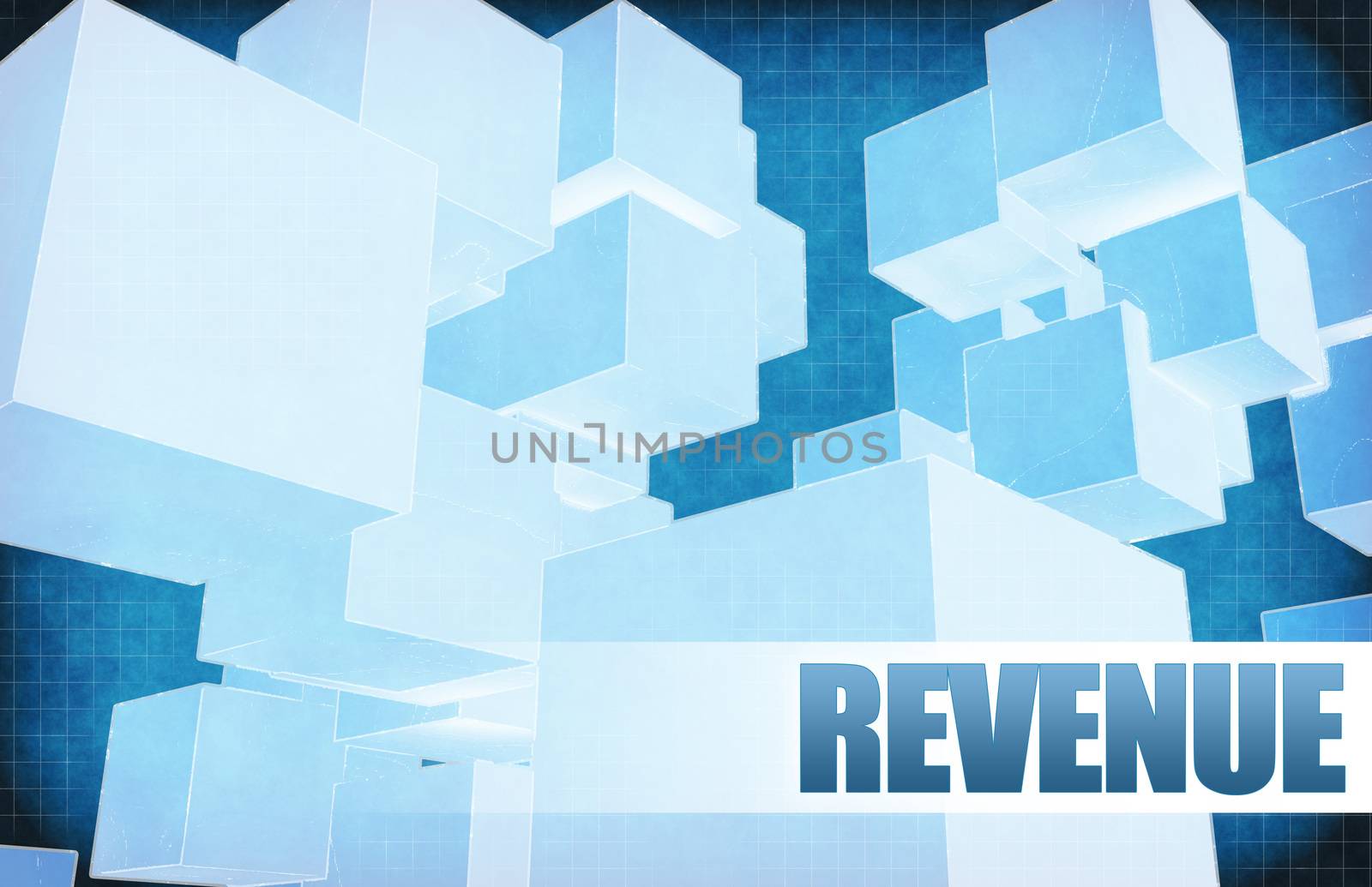 Revenue on Futuristic Abstract for Presentation Slide