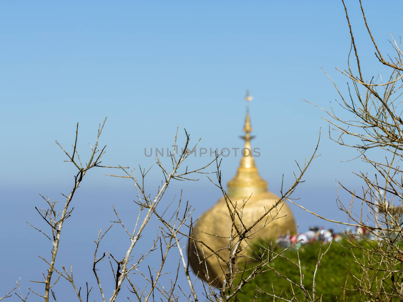 Kyaikhtiyo pagoda, Myanmar. by kerdkanno