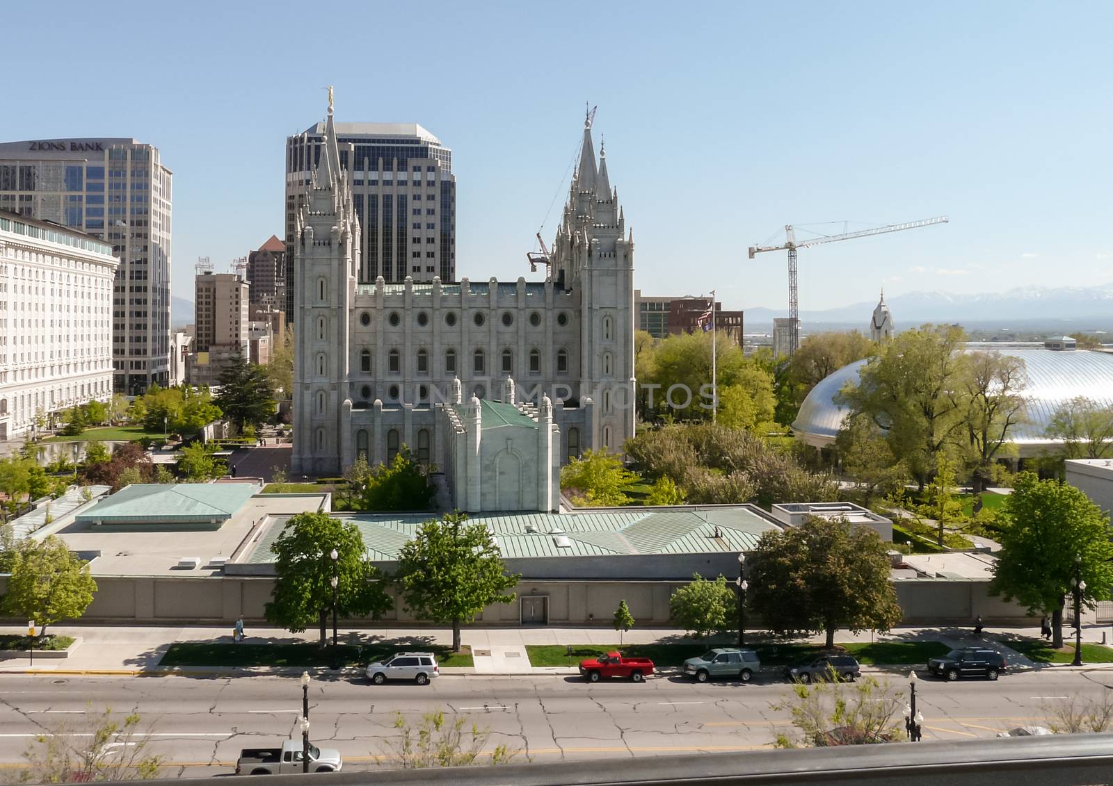 Temple Square with the Salt Lake Temple and Salt Lake Tabernacle by wit_gorski