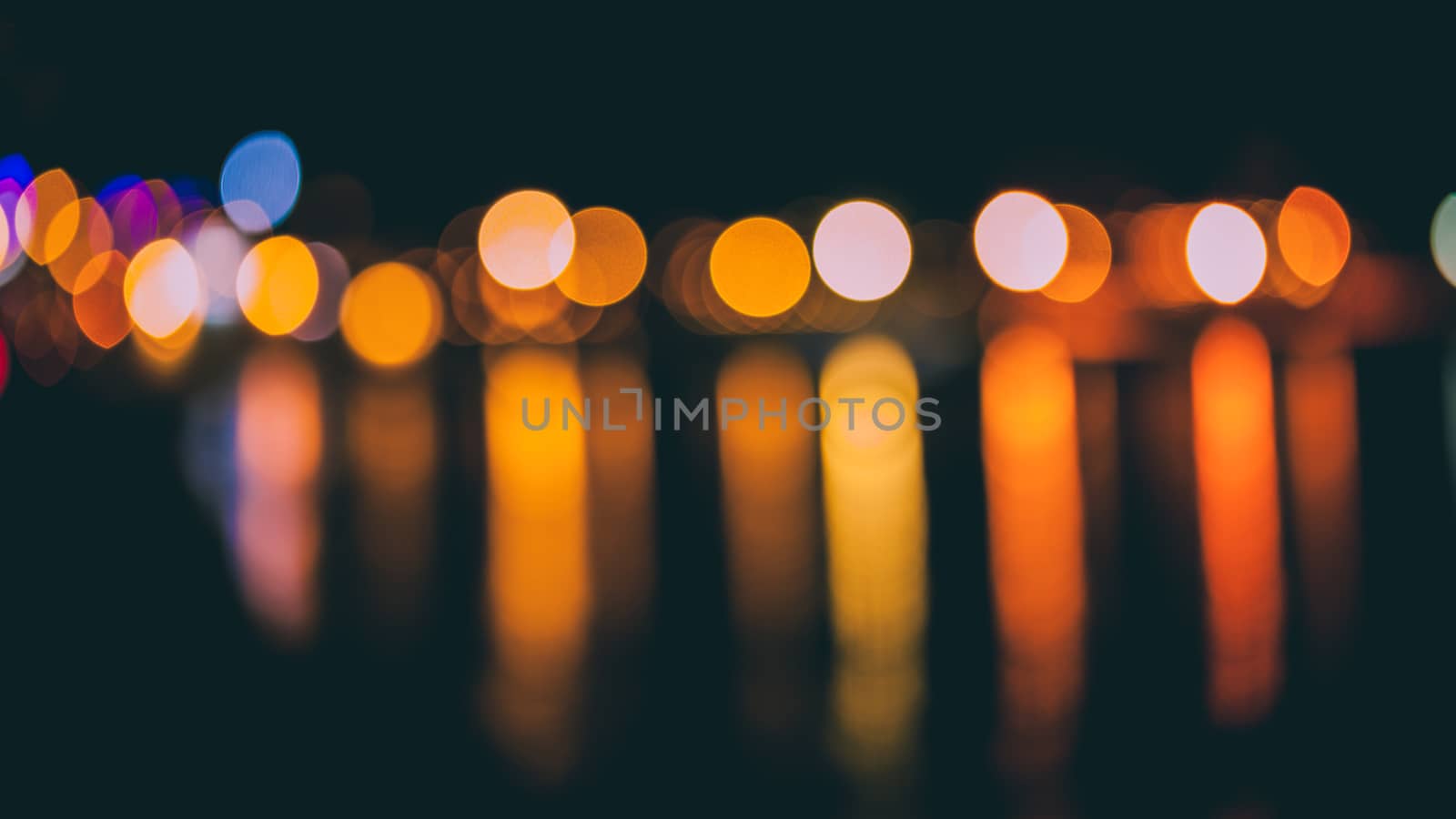Motion blur of the light for abstract backgroud. by kerdkanno