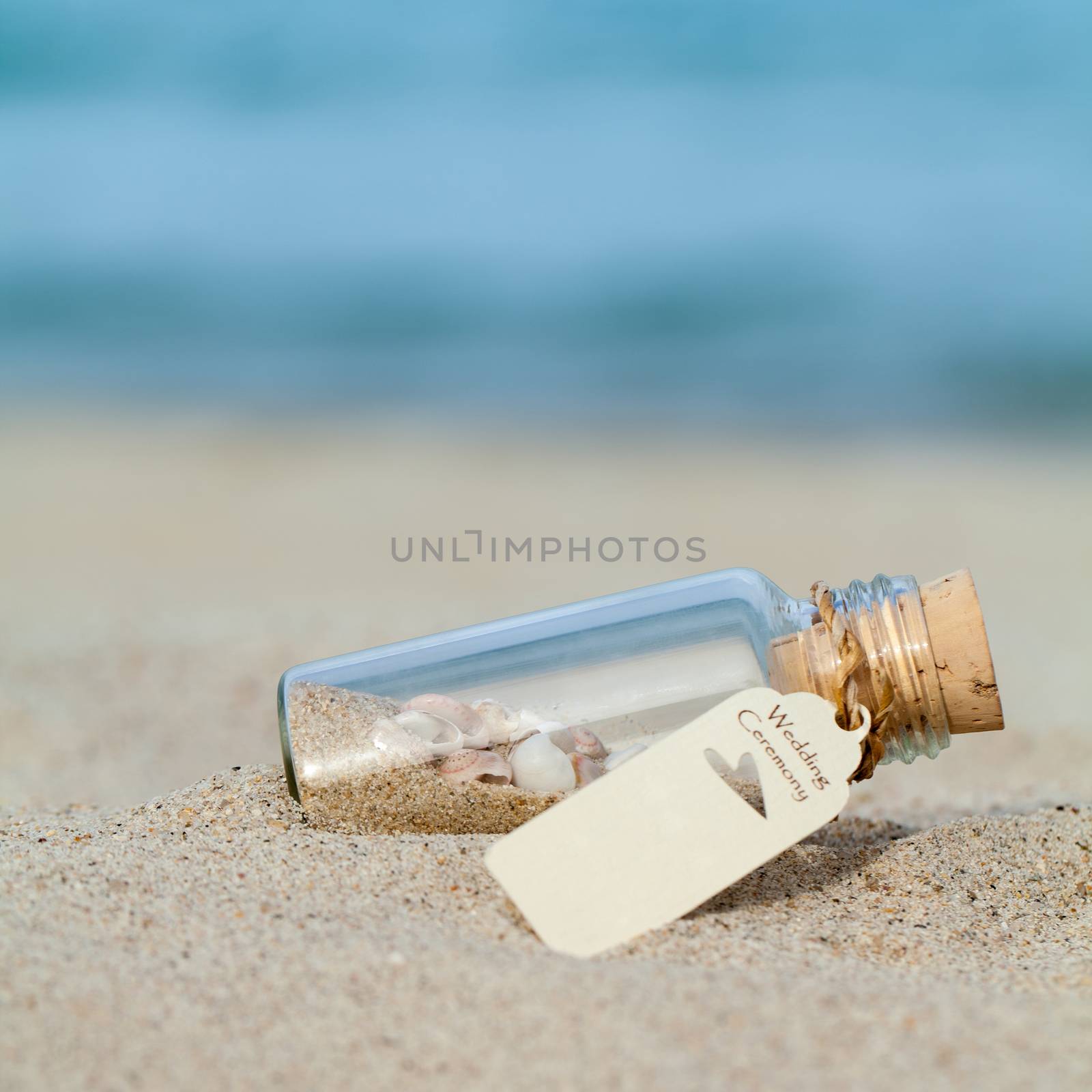 Wedding invitation or Wedding gift , venue on the beach . by kerdkanno