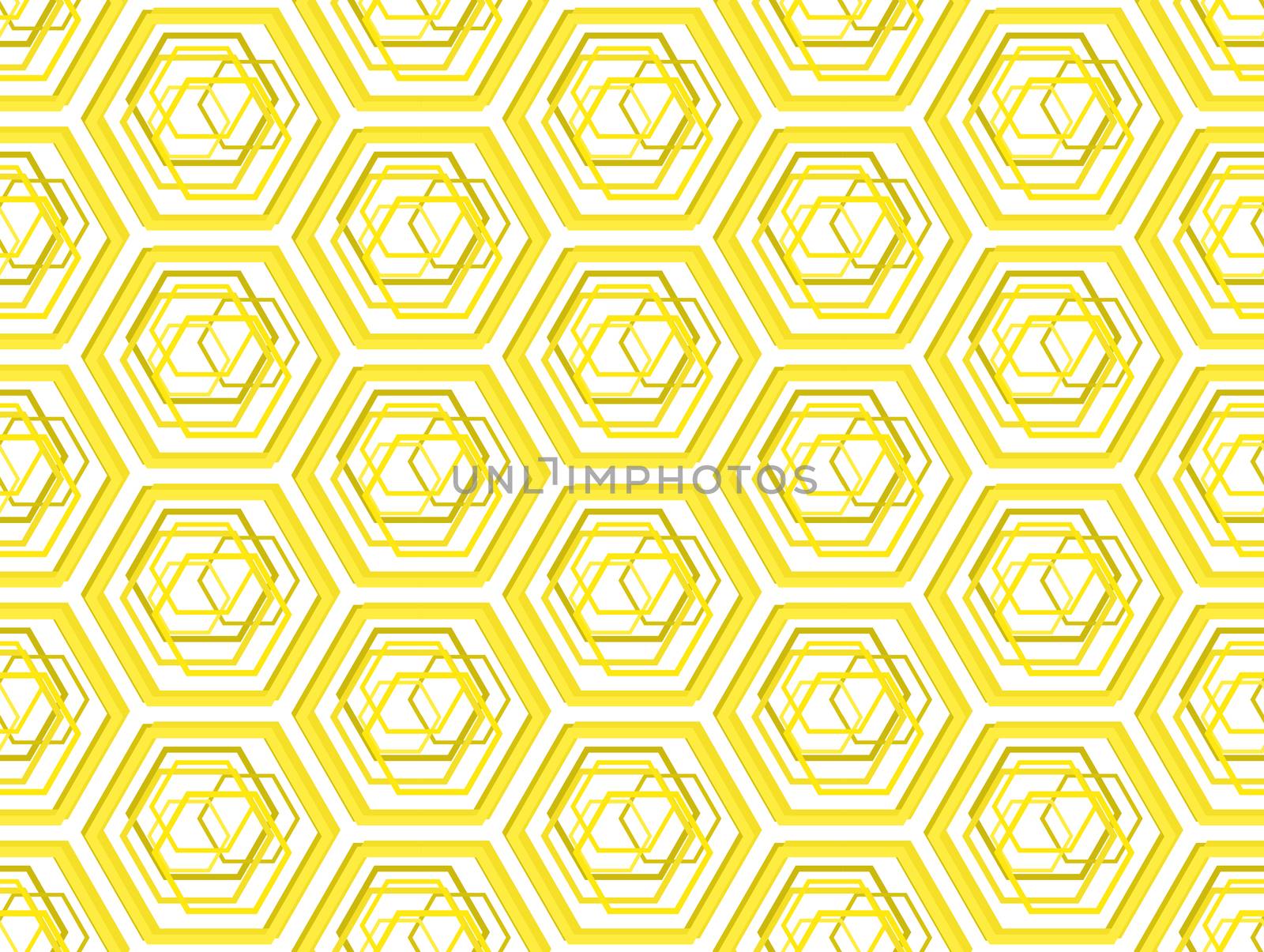 Be honeycombs stylized geometric seamless pattern background