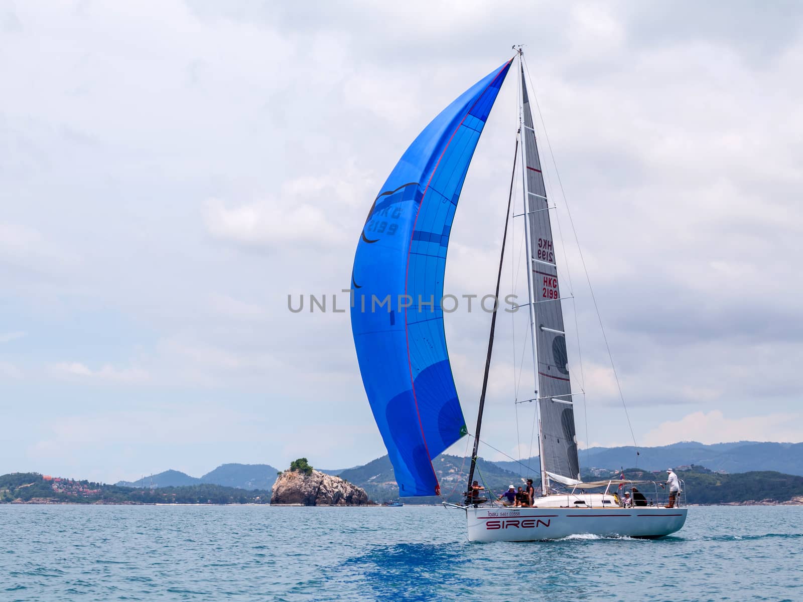 SAMUI REGATTA 2015, THAILAND - MAY 30 : Event at Chaweng beach , by kerdkanno