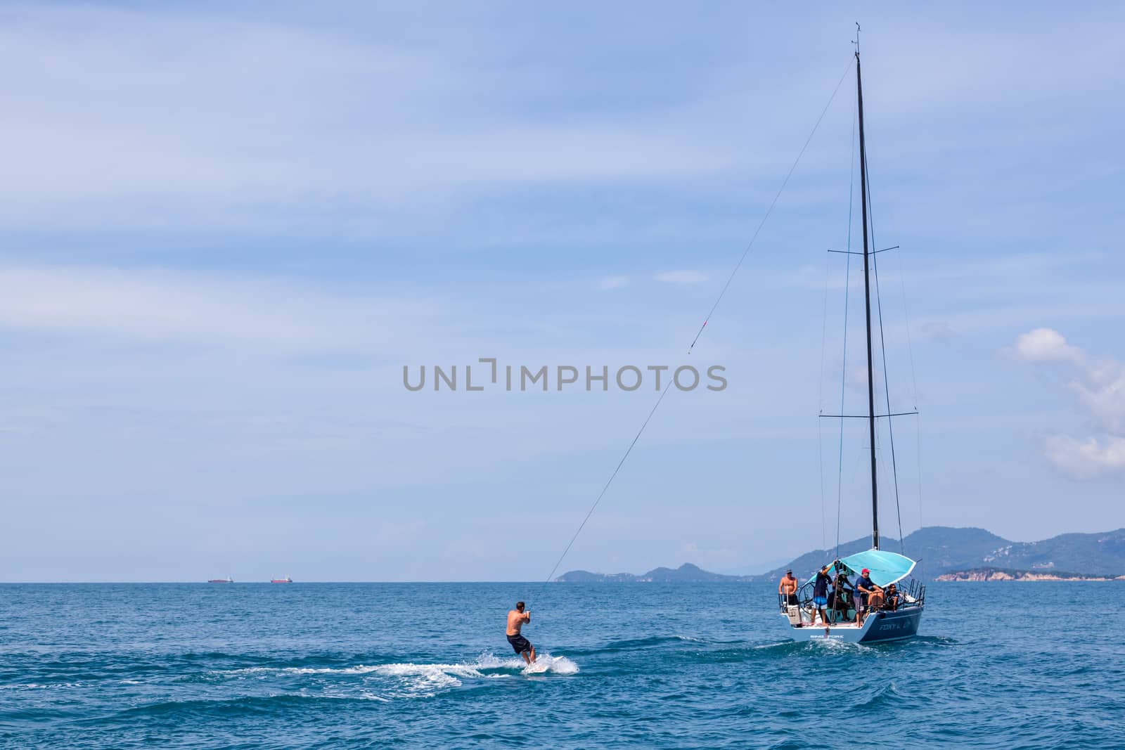 SAMUI REGATTA 2015, THAILAND - MAY 30 : Event at Chaweng beach , by kerdkanno