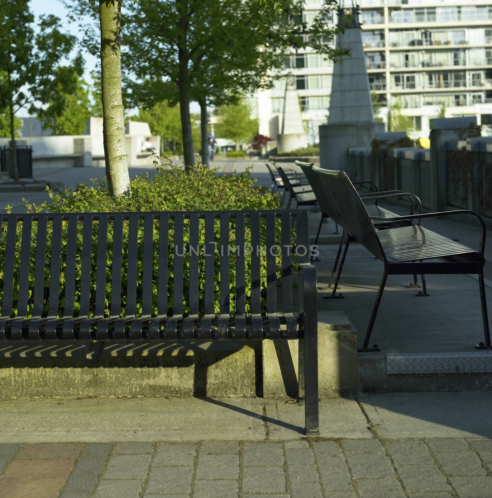 Metal Park Benches by mmm