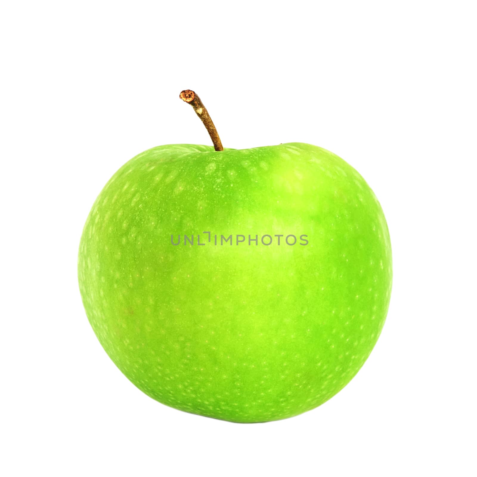 Green apple, Isolated on a white background