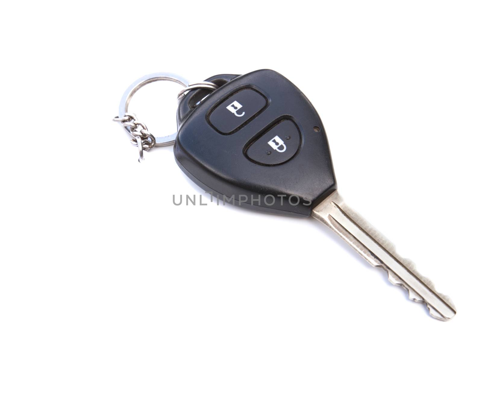 Key of car, Object isolated on a white background