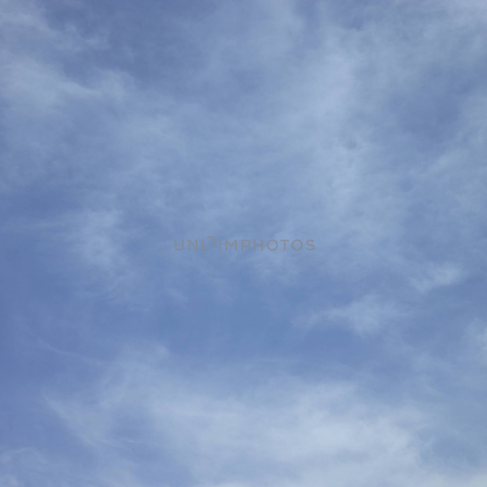 Soft white clouds in the blue sky