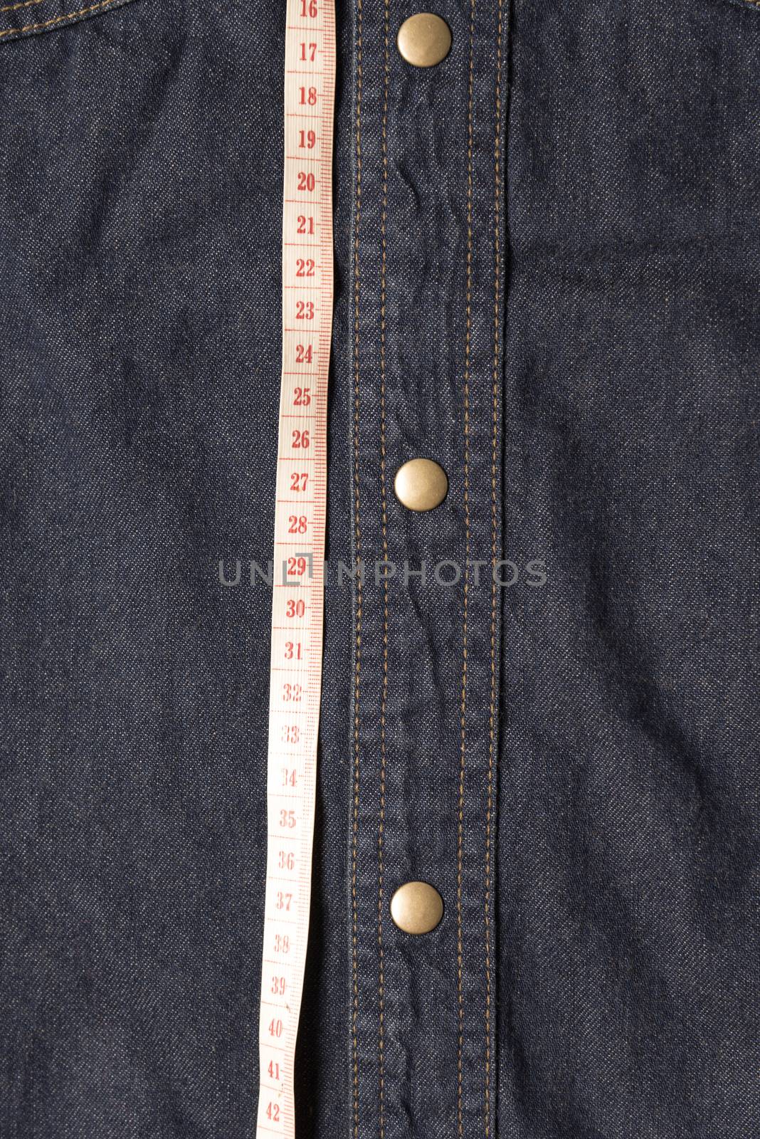 measuring tape and jean texture