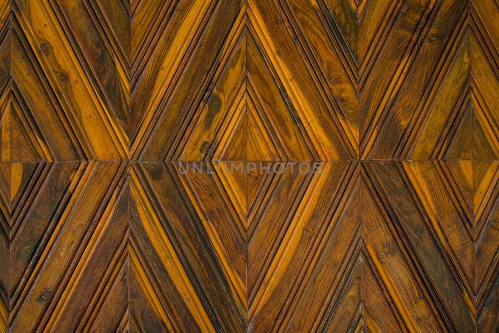 Pattern squares on a wooden wall, Background.
