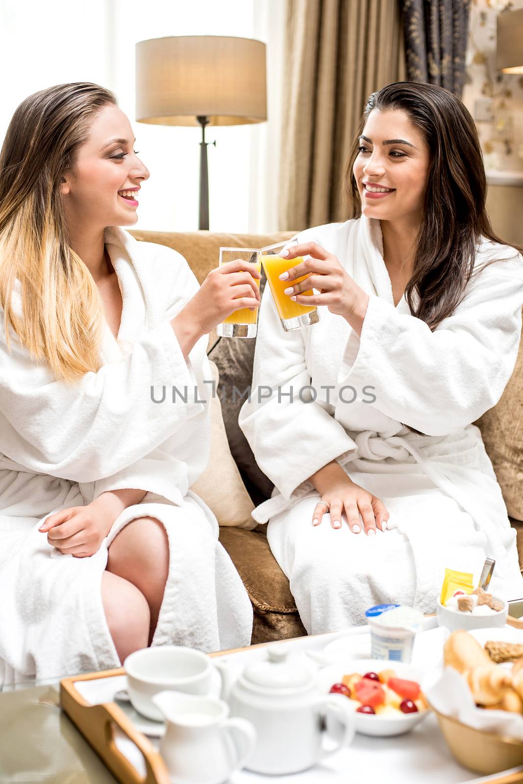 Cheers, lets celebrate the occasion. by stockyimages