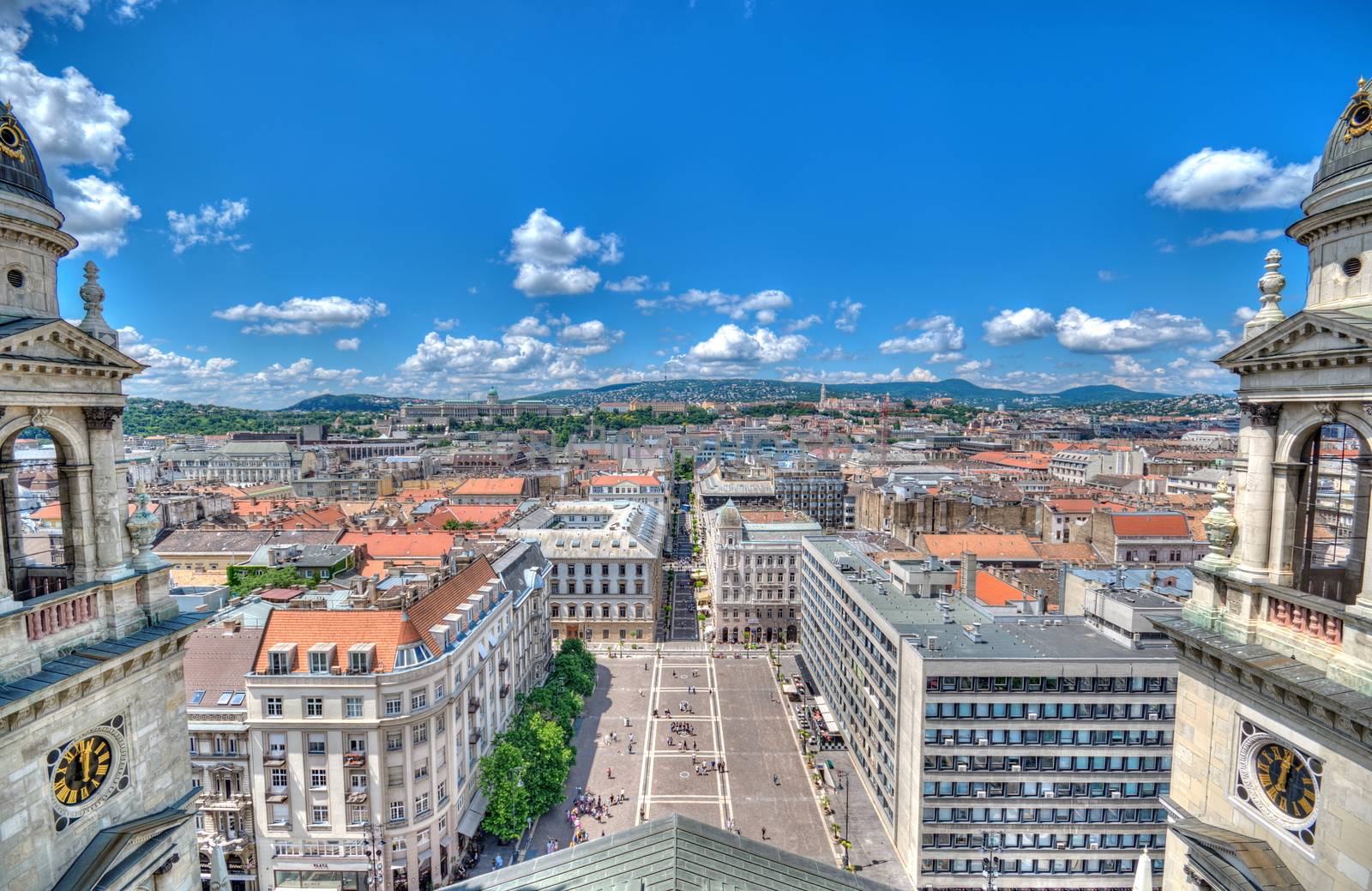 View from St. Stephan basilica, Budapest Hungary by anderm
