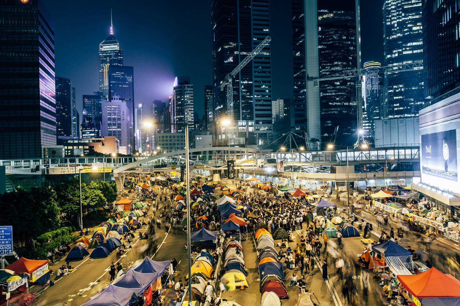 Umbrella Revolution in Hong Kong 2014 by kawing921
