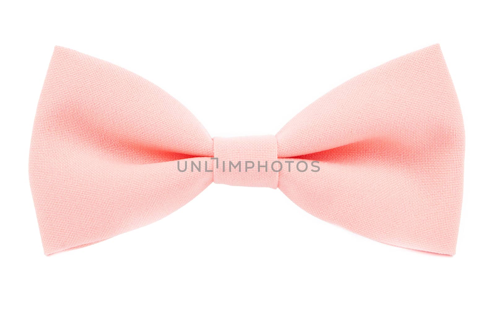 color bow tie isolated on white background