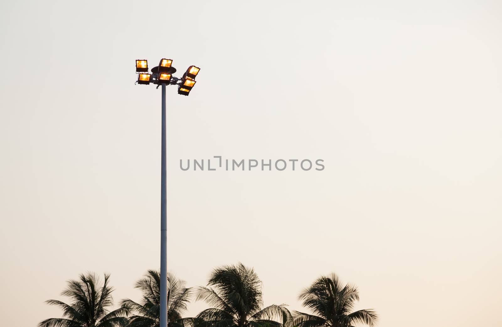 lantern on top of poles by a454