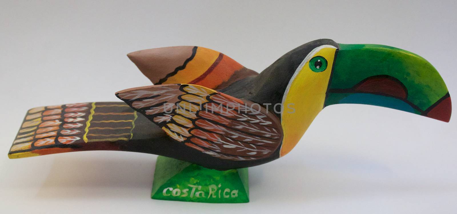 Wooden Artwork from Costa Rica of a Toucan by jhlemmer