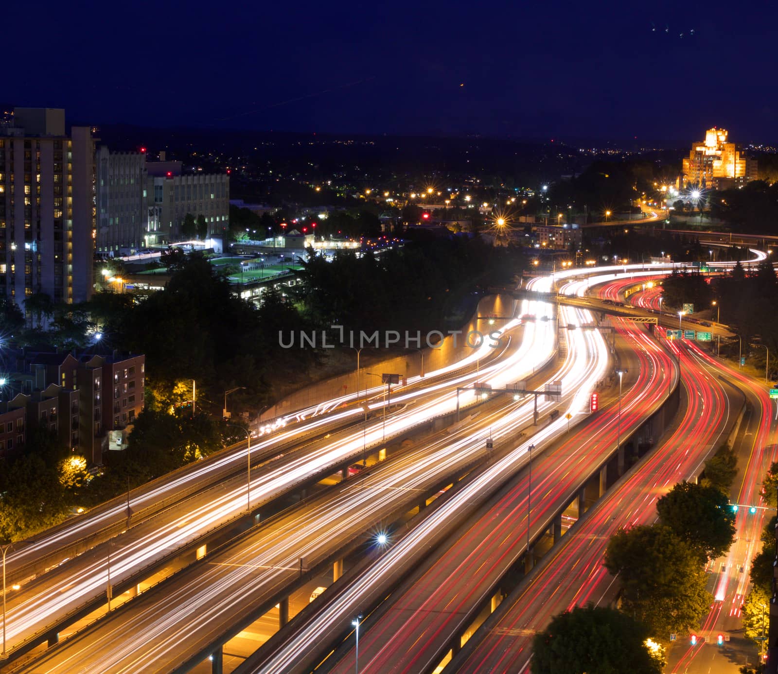 Freeway Motion Blur by jhlemmer