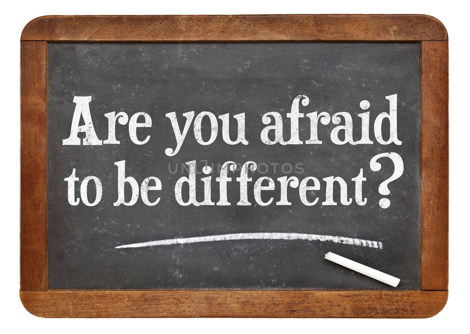 Are you afraid to be different? by PixelsAway
