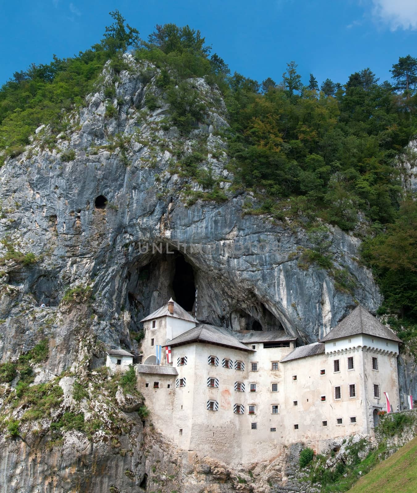 Slovenia Predjama mountain medieval castle landmark architecture 
