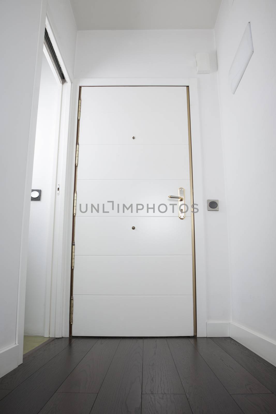 white interior door by quintanilla
