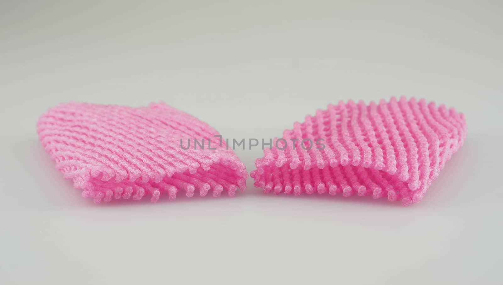 Pink foam fruit net by ninun