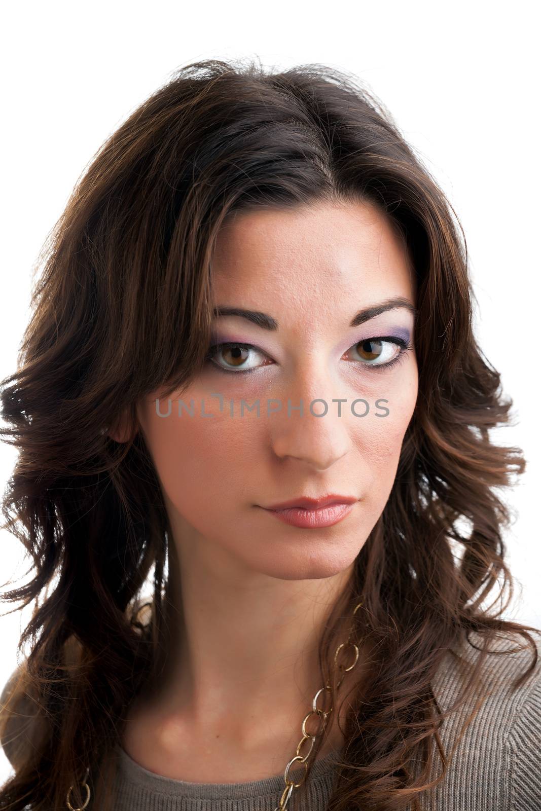 Italian Brunette Woman by graficallyminded