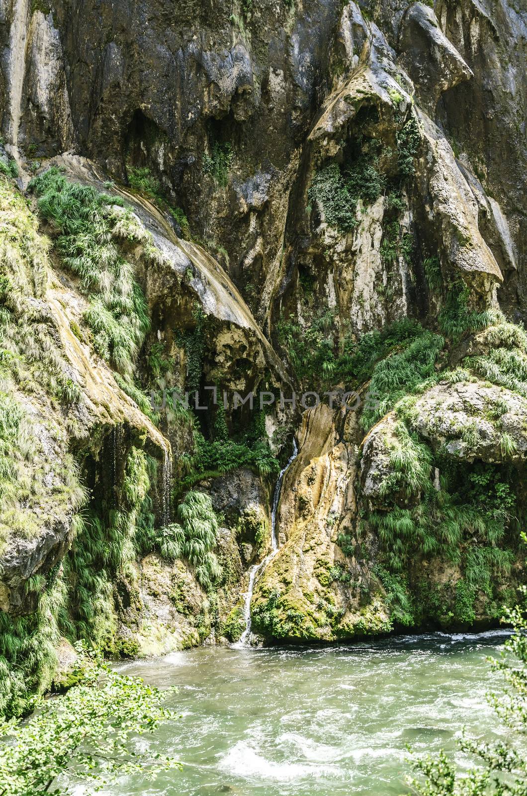 Amazing natural view at the Pyrenees mountains in Spain