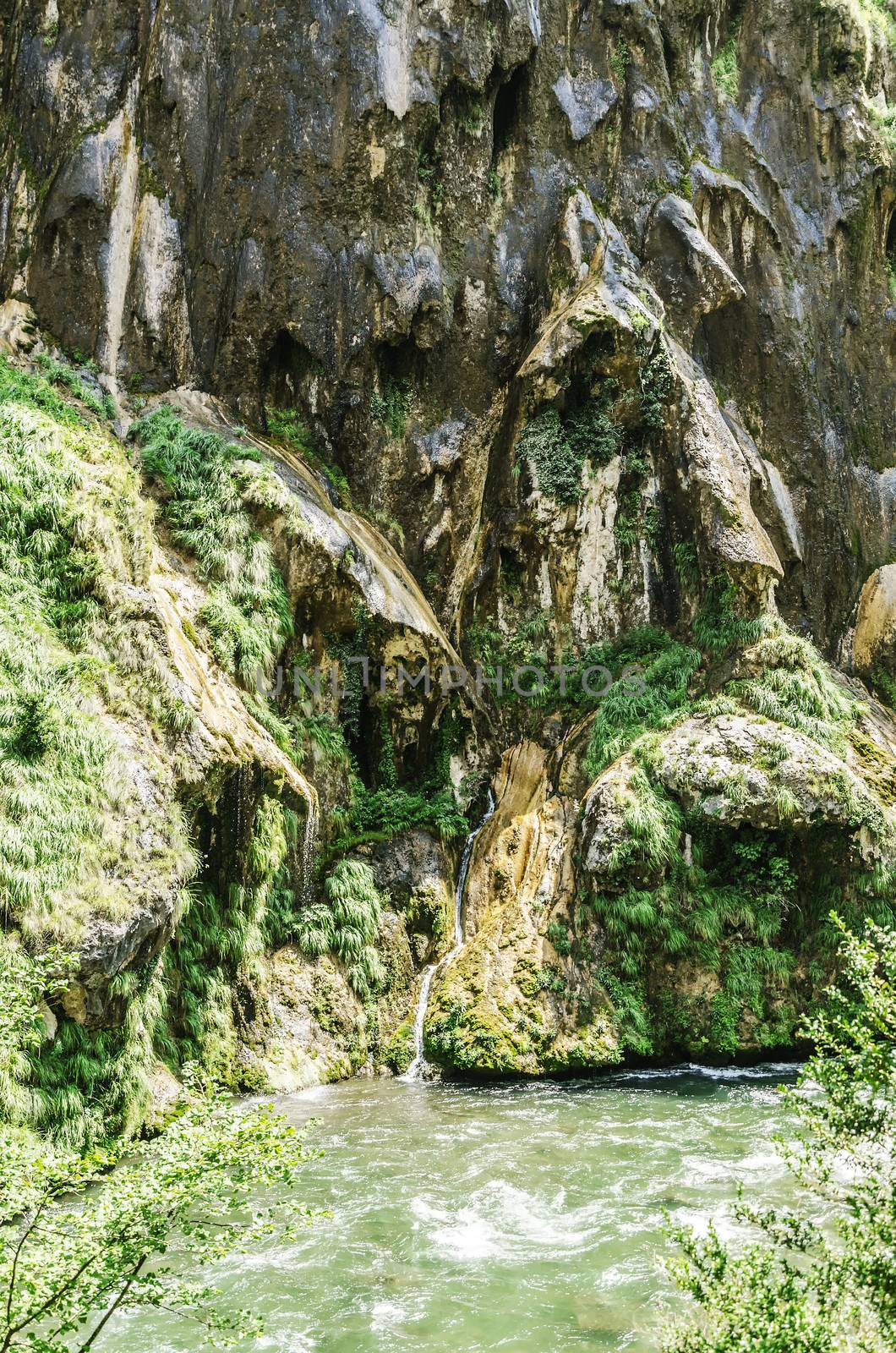 Amazing natural view at the Pyrenees mountains in Spain