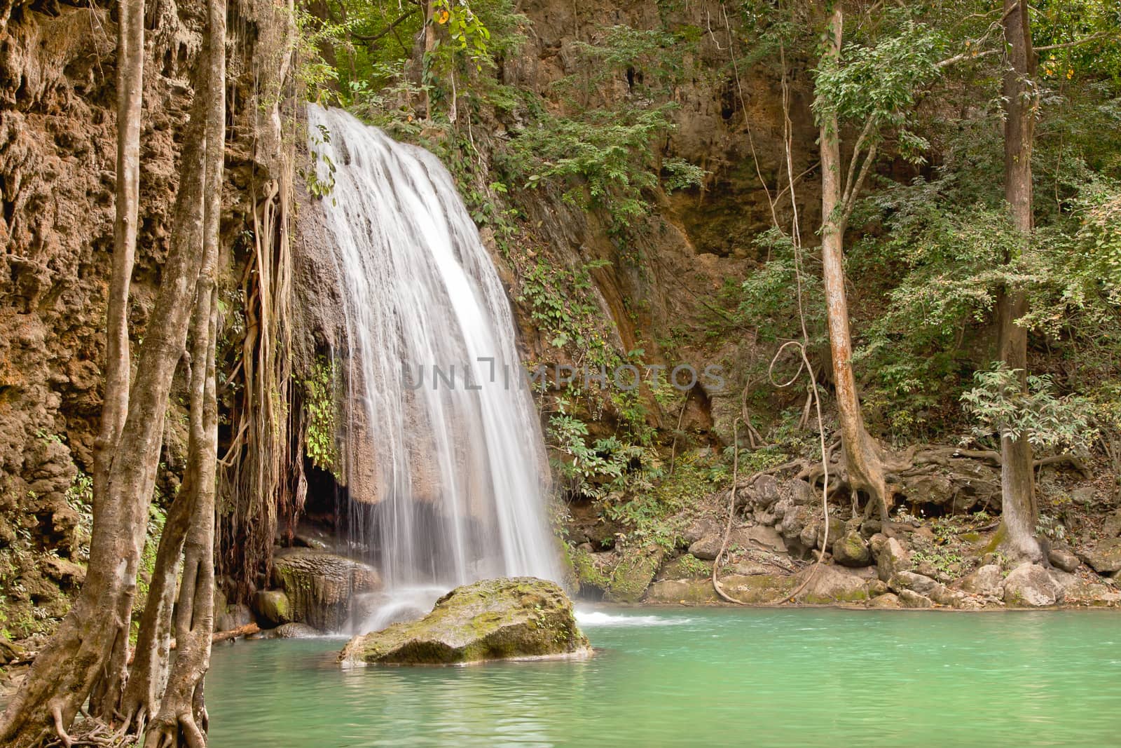 Erawan Waterfall by SceneNature