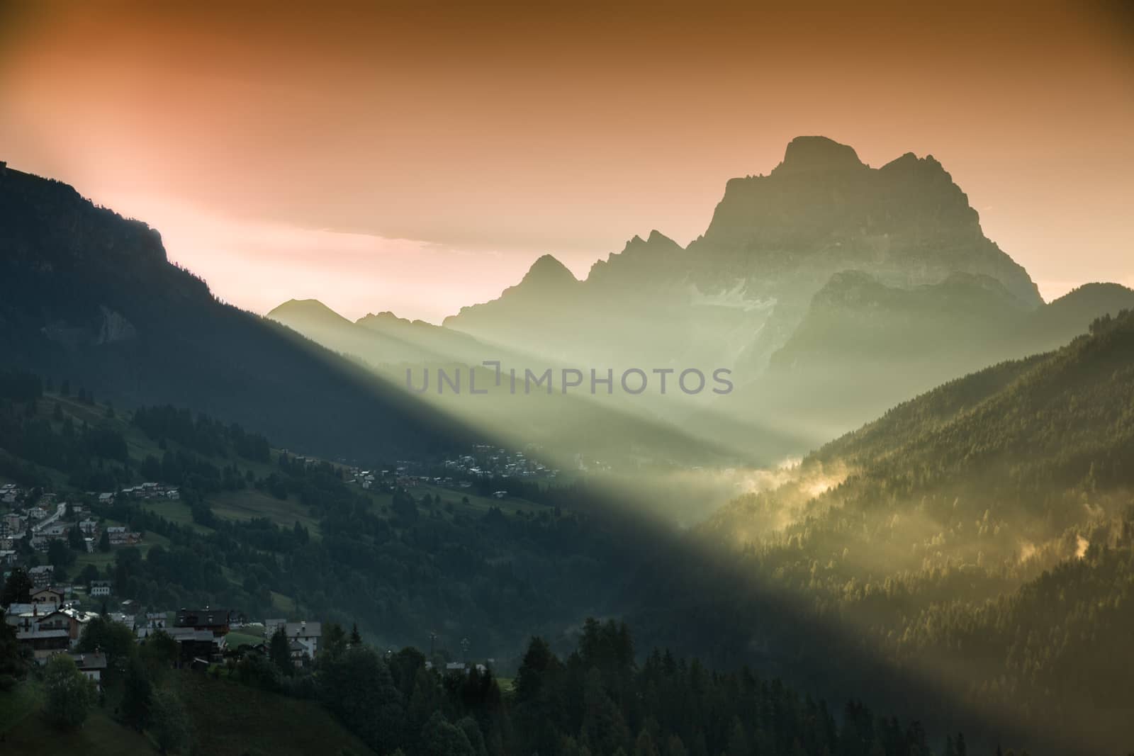 Monte Civetta in morning light, Dolomites, Alps, Italy by fisfra