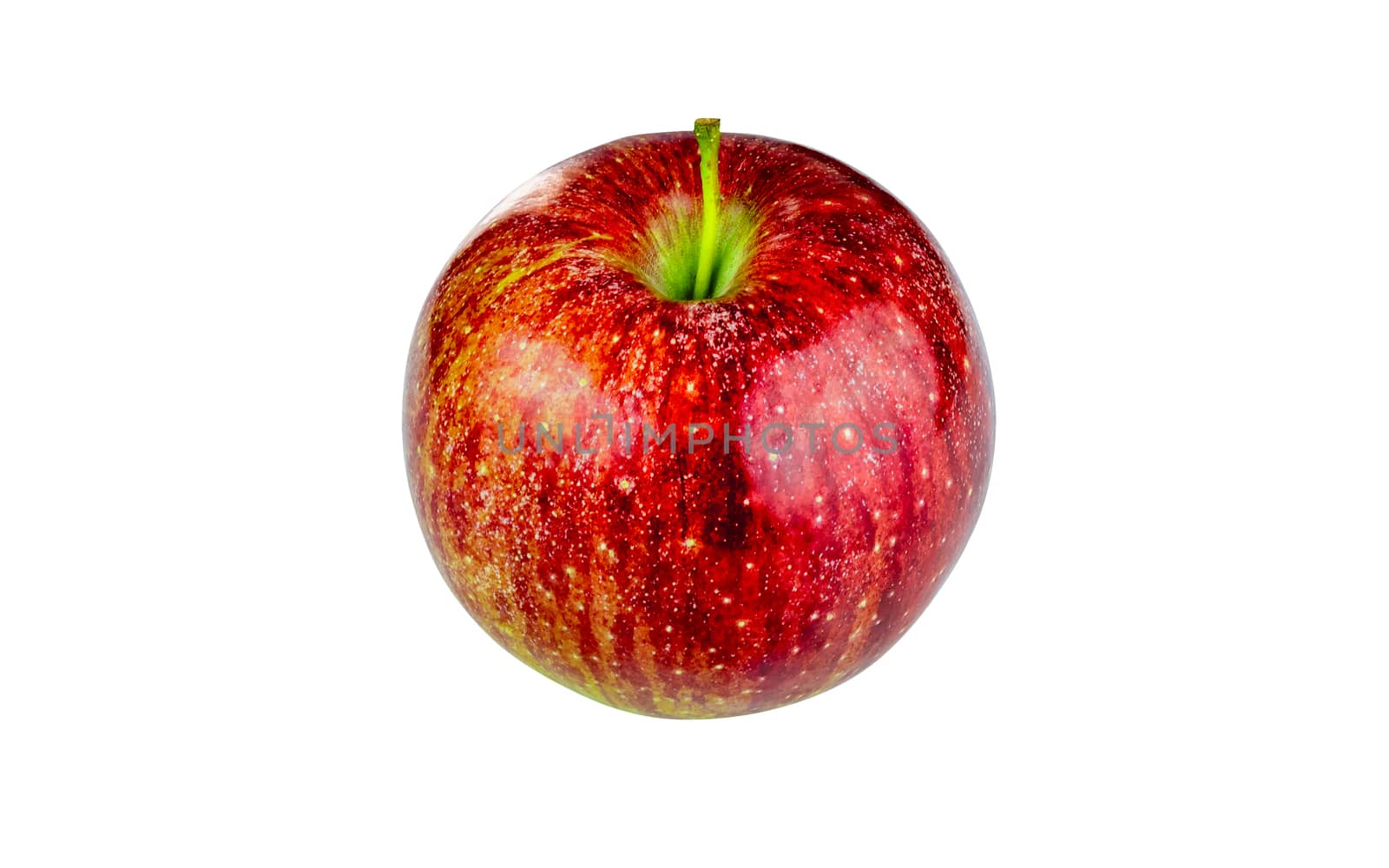 Red Fuji Apple cutout on white background